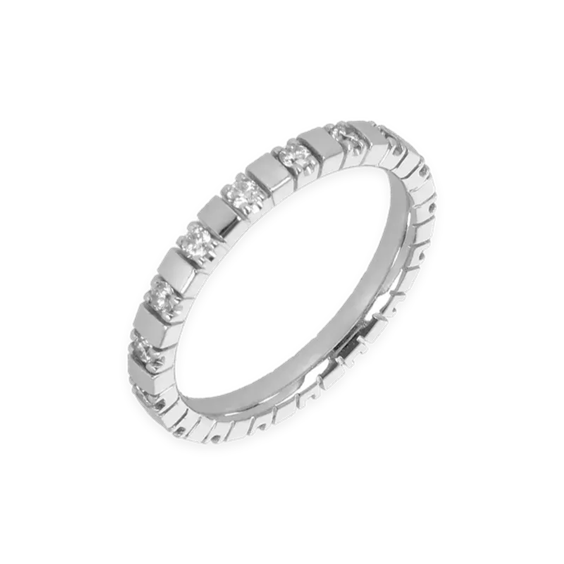 Anello Namuri Donna in Oro bianco Diamante 0.45 Ct ETVAB - ETVAB